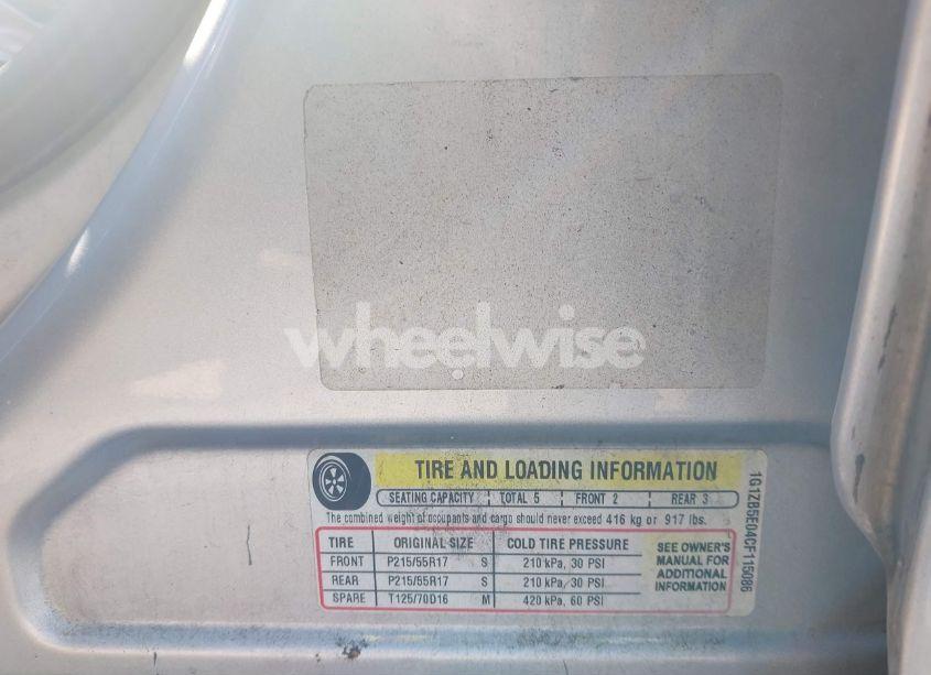 Photo 9 of 2012 Chevrolet Malibu LS (VIN 1G1ZB5E04CF115086)