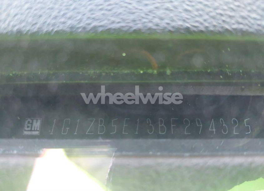 Photo 9 of 2011 Chevrolet Malibu LS (VIN 1G1ZB5E13BF294325)