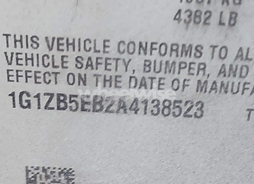 Photo 9 of 2010 Chevrolet Malibu LS (VIN 1G1ZB5EB2A4138523)