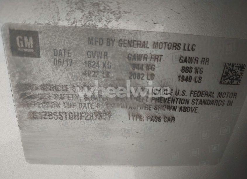 Photo 9 of 2017 Chevrolet Malibu LS (VIN 1G1ZB5ST0HF287377)