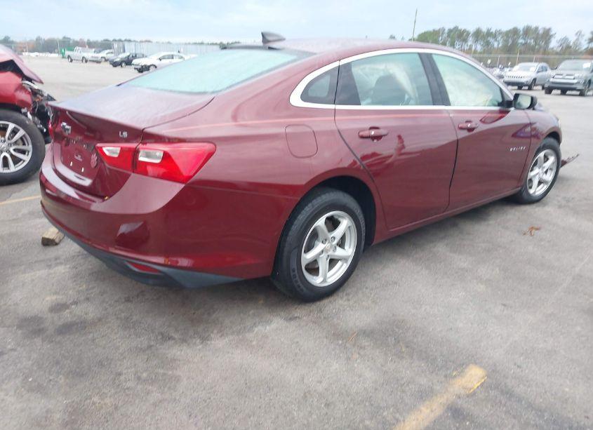 Photo 4 of 2016 Chevrolet Malibu LS (VIN 1G1ZB5ST1GF223430)