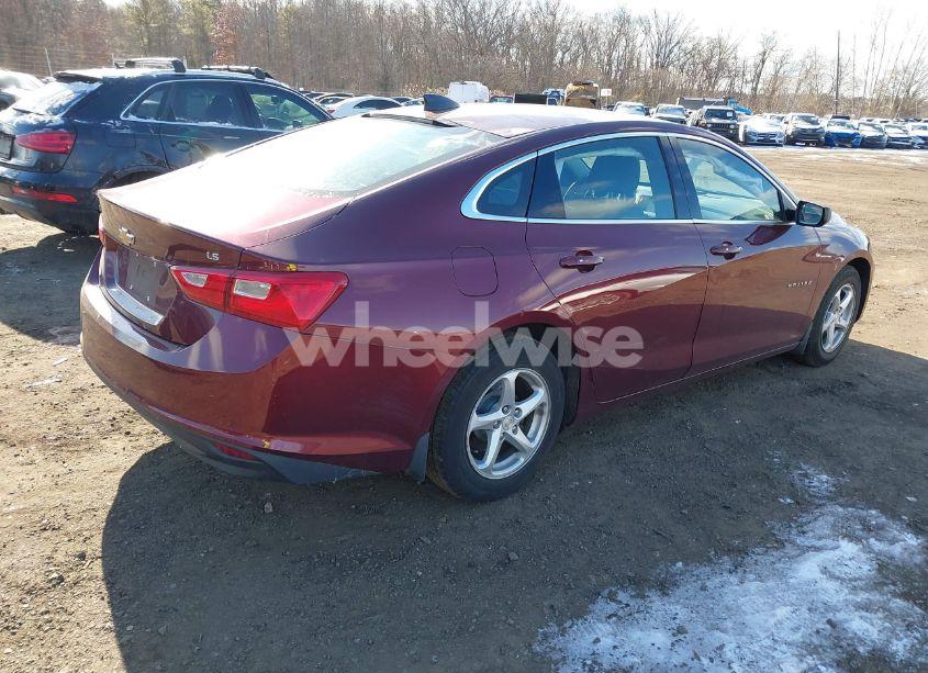 Photo 4 of 2016 Chevrolet Malibu LS (VIN 1G1ZB5ST1GF224092)