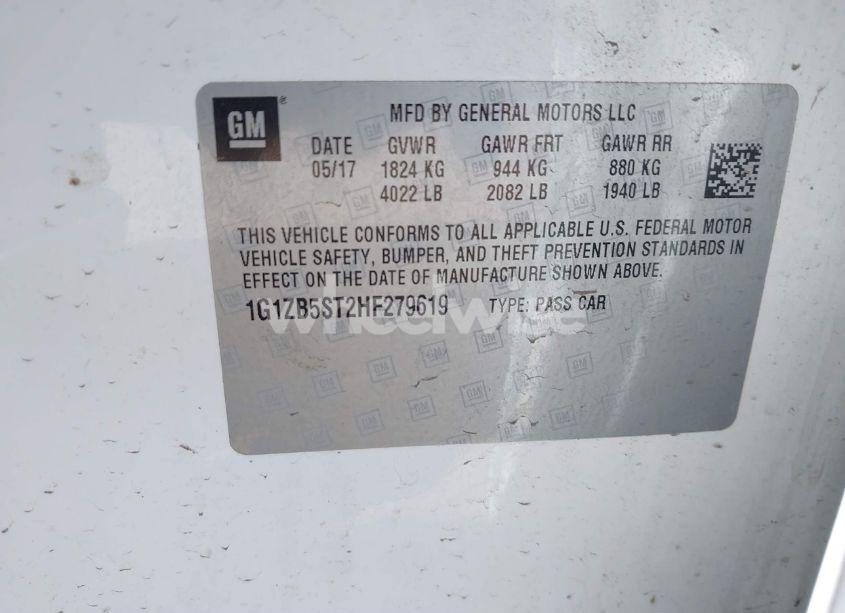 Photo 9 of 2017 Chevrolet Malibu LS (VIN 1G1ZB5ST2HF279619)