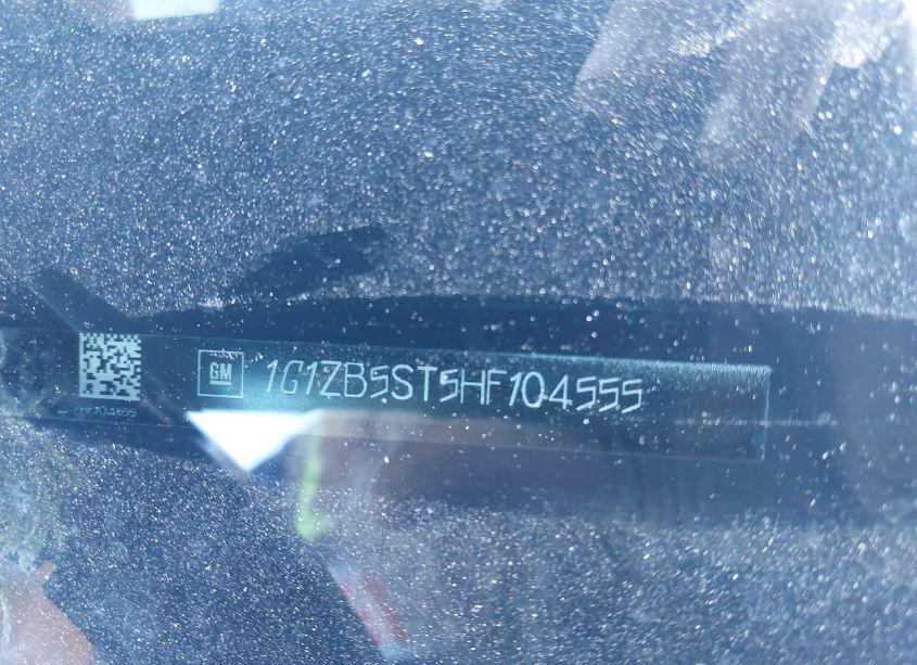 Photo 9 of 2017 Chevrolet Malibu LS (VIN 1G1ZB5ST5HF104555)