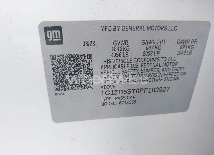 Photo 9 of 2023 Chevrolet Malibu FWD LS (VIN 1G1ZB5ST6PF183927)