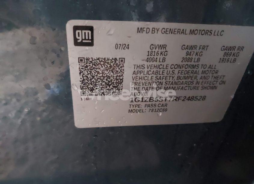 Photo 9 of 2024 Chevrolet Malibu FWD LS (VIN 1G1ZB5ST7RF248528)