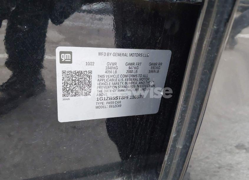 Photo 9 of 2023 Chevrolet Malibu LS (VIN 1G1ZB5ST8PF116679)