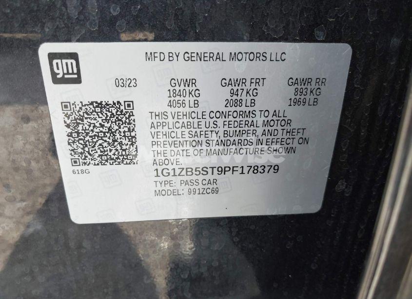 Photo 9 of 2023 Chevrolet Malibu FWD LS (VIN 1G1ZB5ST9PF178379)