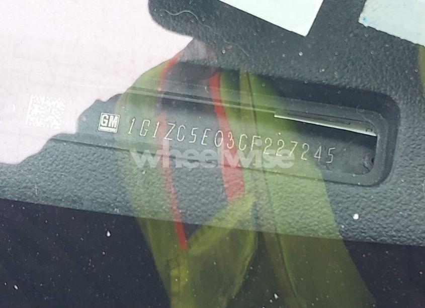 Photo 12 of 2012 Chevrolet Malibu 1LT (VIN 1G1ZC5E03CF227245)