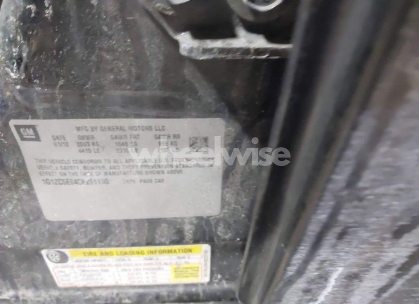 Photo 9 of 2012 Chevrolet Malibu 1LT (VIN 1G1ZC5E04CF261100)