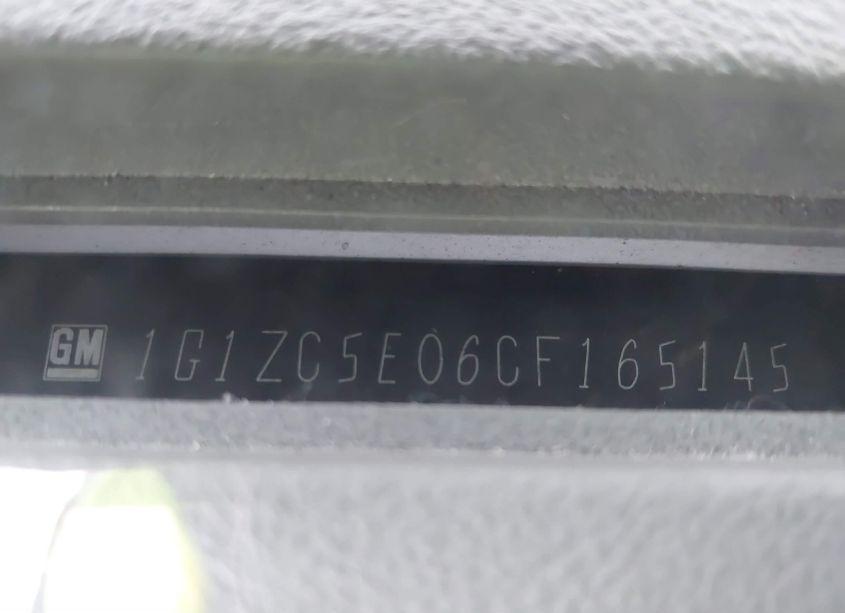 Photo 9 of 2012 Chevrolet Malibu 1LT (VIN 1G1ZC5E06CF165145)