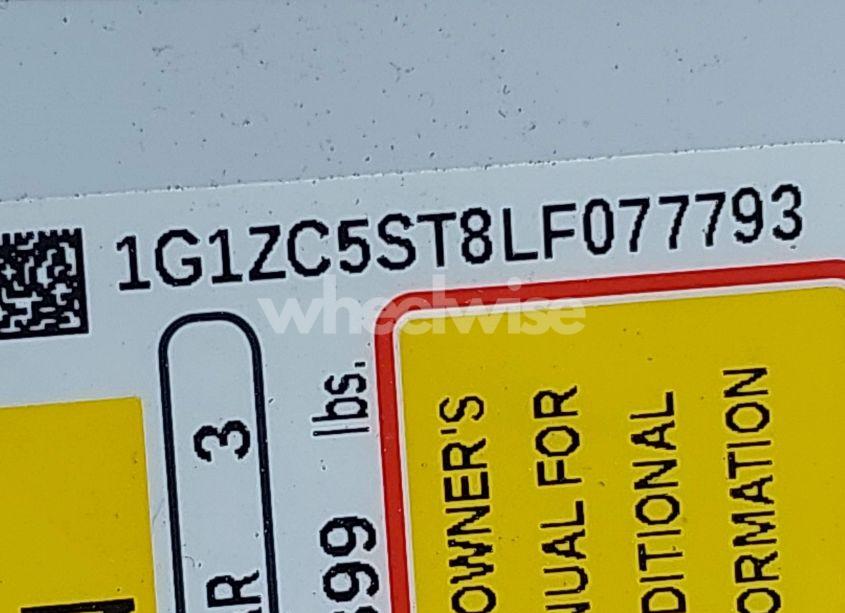 Photo 9 of 2020 Chevrolet Malibu FWD 1FL (VIN 1G1ZC5ST8LF077793)