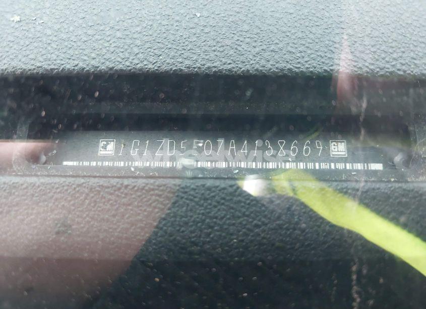 Photo 9 of 2010 Chevrolet Malibu LT (VIN 1G1ZD5E07A4138669)