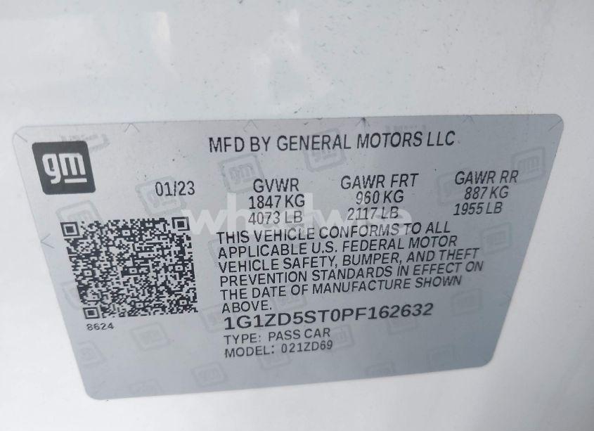 Photo 9 of 2023 Chevrolet Malibu FWD 1LT (VIN 1G1ZD5ST0PF162632)