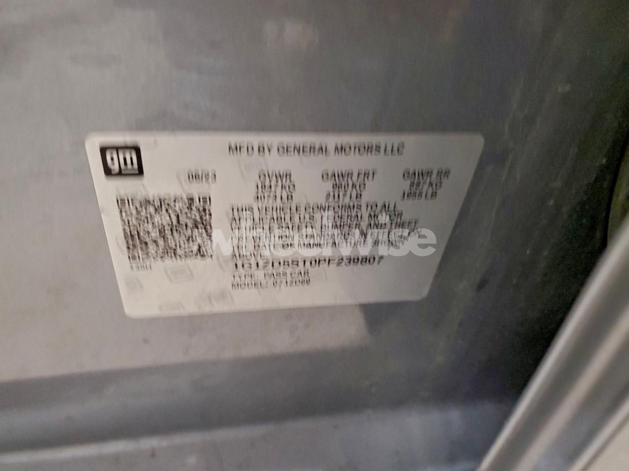 Photo 12 of 2023 CHEVROLET MALIBU LT (VIN 1G1ZD5ST0PF239807)