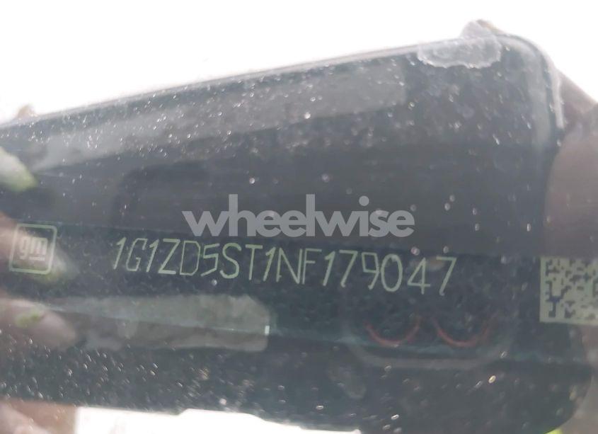 Photo 9 of 2022 Chevrolet Malibu FWD LT (VIN 1G1ZD5ST1NF179047)