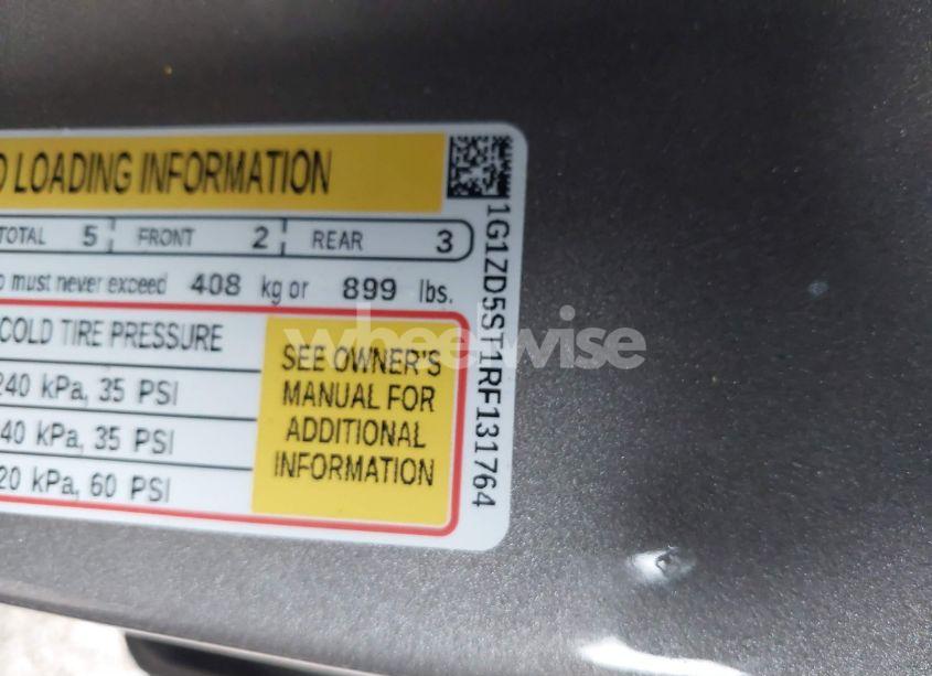 Photo 9 of 2024 Chevrolet Malibu FWD 1LT (VIN 1G1ZD5ST1RF131764)