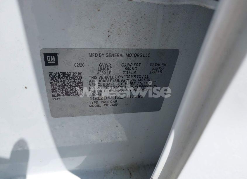 Photo 9 of 2020 Chevrolet Malibu FWD LT (VIN 1G1ZD5ST2LF112888)