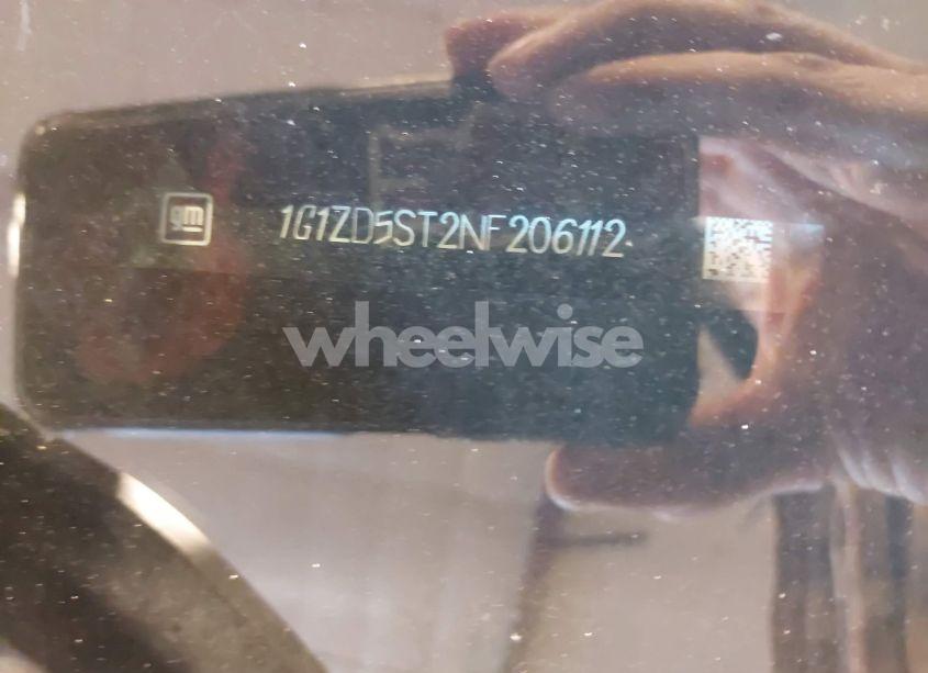 Photo 9 of 2022 Chevrolet Malibu FWD LT (VIN 1G1ZD5ST2NF206112)