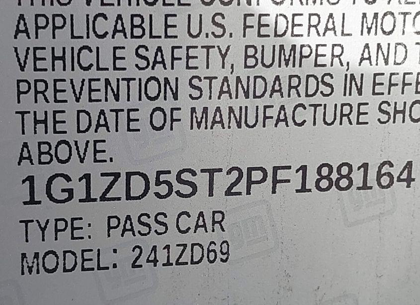 Photo 9 of 2023 Chevrolet Malibu FWD 1LT (VIN 1G1ZD5ST2PF188164)