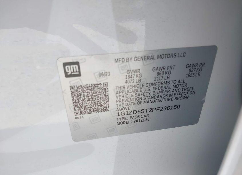 Photo 9 of 2023 Chevrolet Malibu FWD 1LT (VIN 1G1ZD5ST2PF236150)