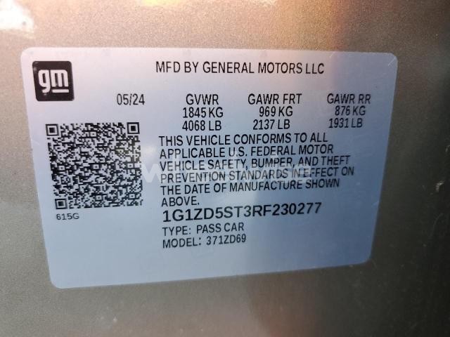 Photo 7 of 2024 CHEVROLET MALIBU LT (VIN 1G1ZD5ST3RF230277)