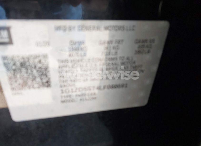 Photo 9 of 2020 Chevrolet Malibu FWD LT (VIN 1G1ZD5ST4LF088691)