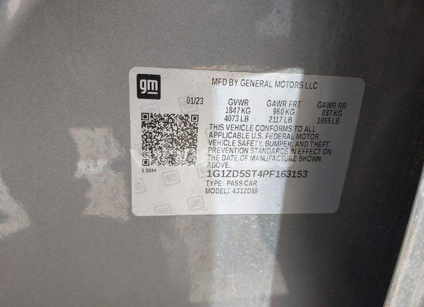 Photo 9 of 2023 Chevrolet Malibu FWD 1LT (VIN 1G1ZD5ST4PF163153)