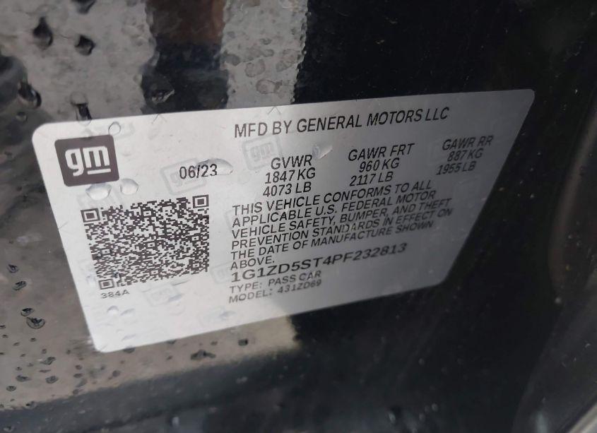 Photo 9 of 2023 Chevrolet Malibu FWD 1LT (VIN 1G1ZD5ST4PF232813)