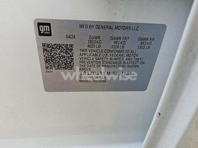 Photo 5 of 2024 CHEVROLET MALIBU LT (VIN 1G1ZD5ST4RF207154)