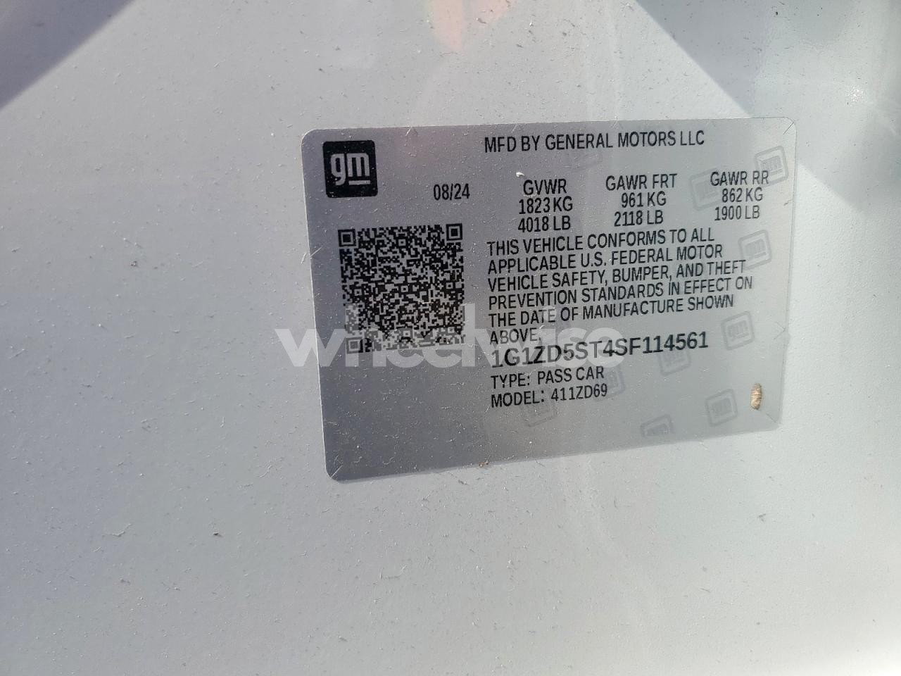 Photo 12 of 2025 CHEVROLET MALIBU LT N/A (VIN 1G1ZD5ST4SF114561)