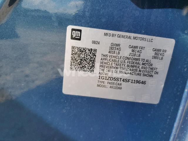 Photo 2 of 2025 CHEVROLET MALIBU LT N/A (VIN 1G1ZD5ST4SF119646)