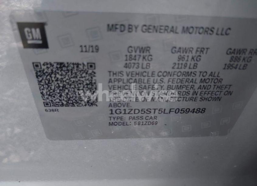 Photo 9 of 2020 Chevrolet Malibu FWD LT (VIN 1G1ZD5ST5LF059488)