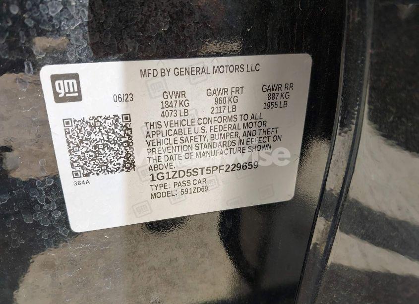 Photo 9 of 2023 Chevrolet Malibu FWD 1LT (VIN 1G1ZD5ST5PF229659)