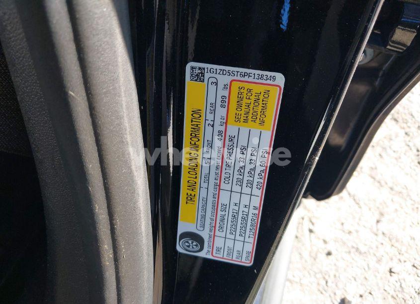 Photo 9 of 2023 Chevrolet Malibu FWD 1LT (VIN 1G1ZD5ST6PF138349)