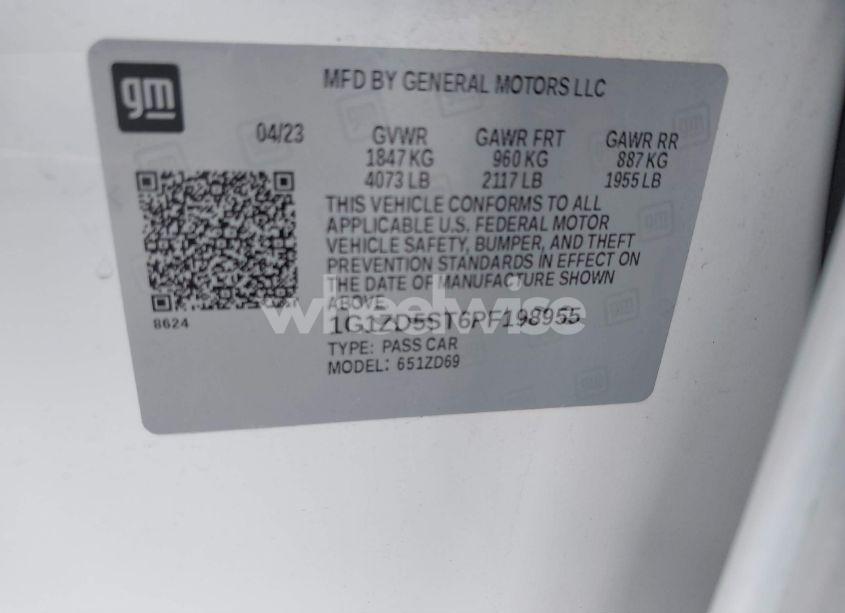 Photo 9 of 2023 Chevrolet Malibu FWD 1LT (VIN 1G1ZD5ST6PF198955)