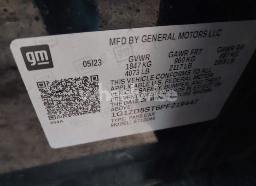 Photo 9 of 2023 Chevrolet Malibu FWD 1LT (VIN 1G1ZD5ST6PF219447)