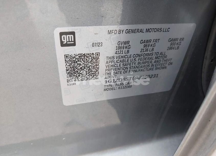 Photo 9 of 2023 Chevrolet Malibu FWD 1LT (VIN 1G1ZD5ST6PF250231)
