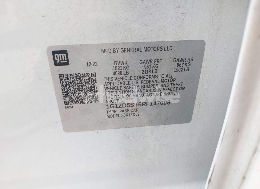 Photo 9 of 2024 Chevrolet Malibu FWD 1LT (VIN 1G1ZD5ST6RF147006)