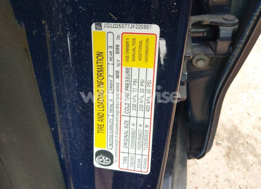 Photo 9 of 2018 Chevrolet Malibu LT (VIN 1G1ZD5ST7JF220887)