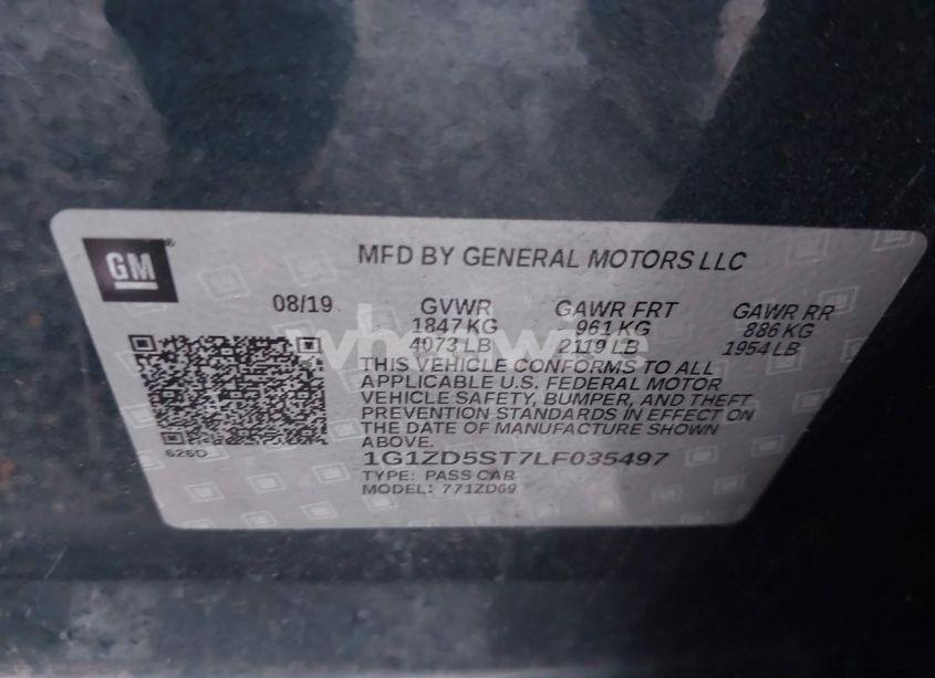 Photo 9 of 2020 Chevrolet Malibu FWD LT (VIN 1G1ZD5ST7LF035497)