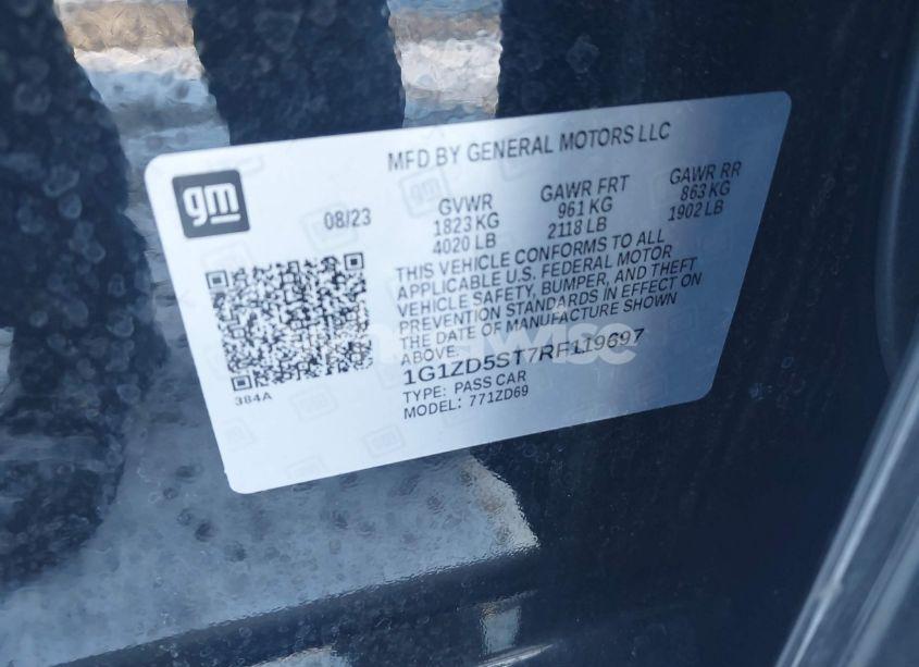 Photo 9 of 2024 Chevrolet Malibu FWD 1LT (VIN 1G1ZD5ST7RF119697)