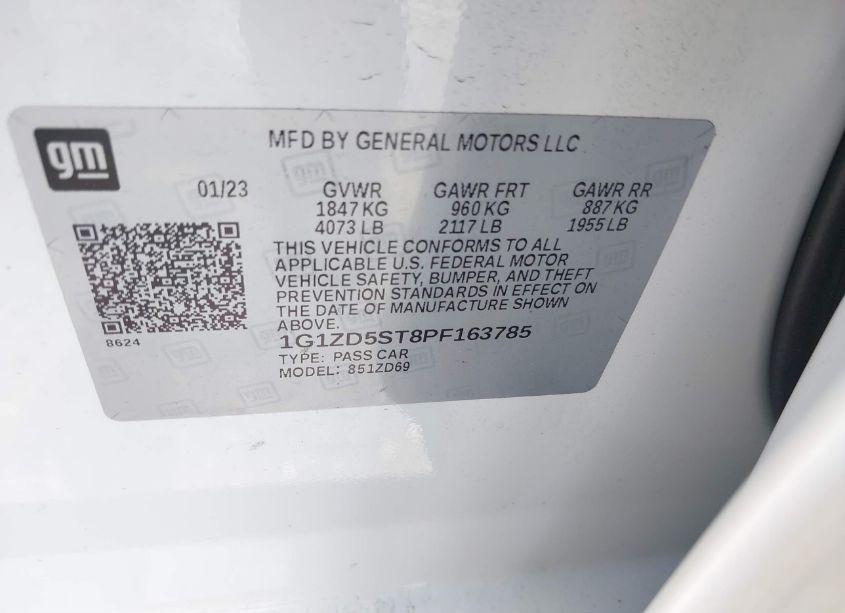 Photo 9 of 2023 Chevrolet Malibu FWD 1LT (VIN 1G1ZD5ST8PF163785)