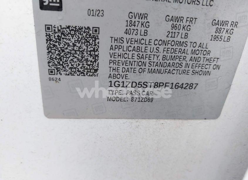 Photo 9 of 2023 Chevrolet Malibu FWD 1LT (VIN 1G1ZD5ST8PF164287)