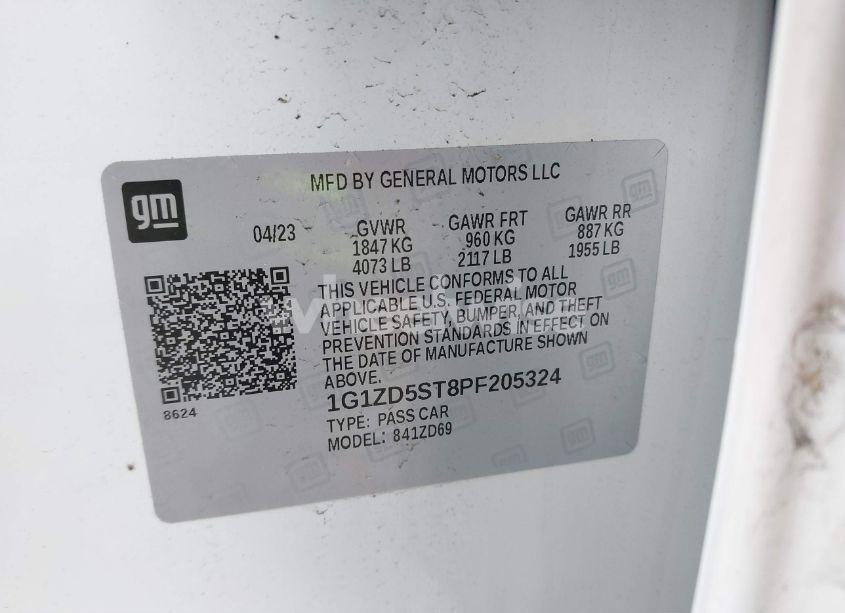 Photo 9 of 2023 Chevrolet Malibu FWD 1LT (VIN 1G1ZD5ST8PF205324)