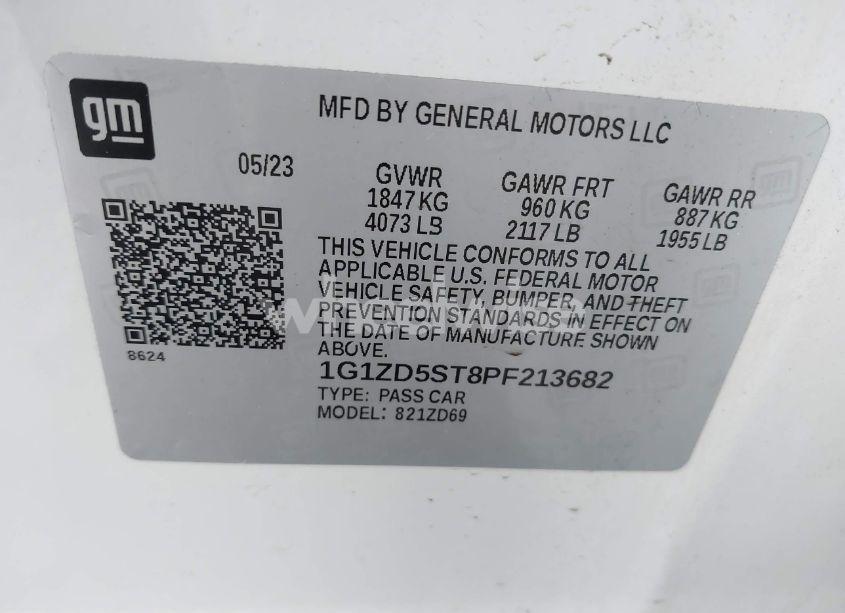 Photo 9 of 2023 Chevrolet Malibu FWD 1LT (VIN 1G1ZD5ST8PF213682)