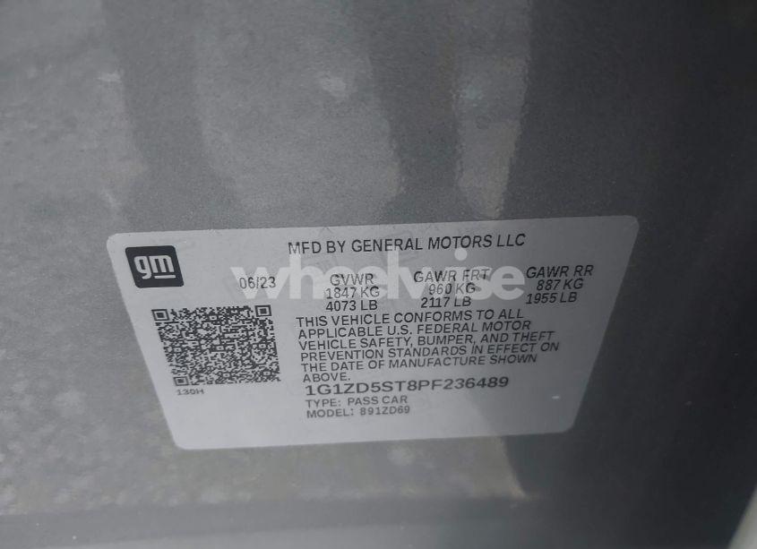 Photo 9 of 2023 Chevrolet Malibu FWD 1LT (VIN 1G1ZD5ST8PF236489)