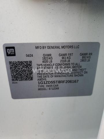 Photo 7 of 2024 CHEVROLET MALIBU LT (VIN 1G1ZD5ST8RF206167)