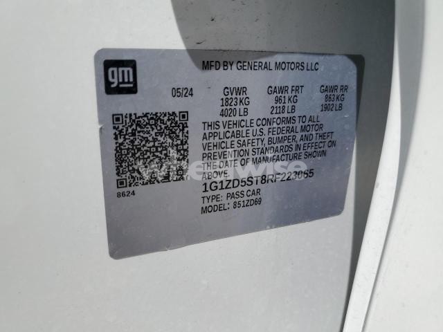 Photo 4 of 2024 CHEVROLET MALIBU LT (VIN 1G1ZD5ST8RF223065)