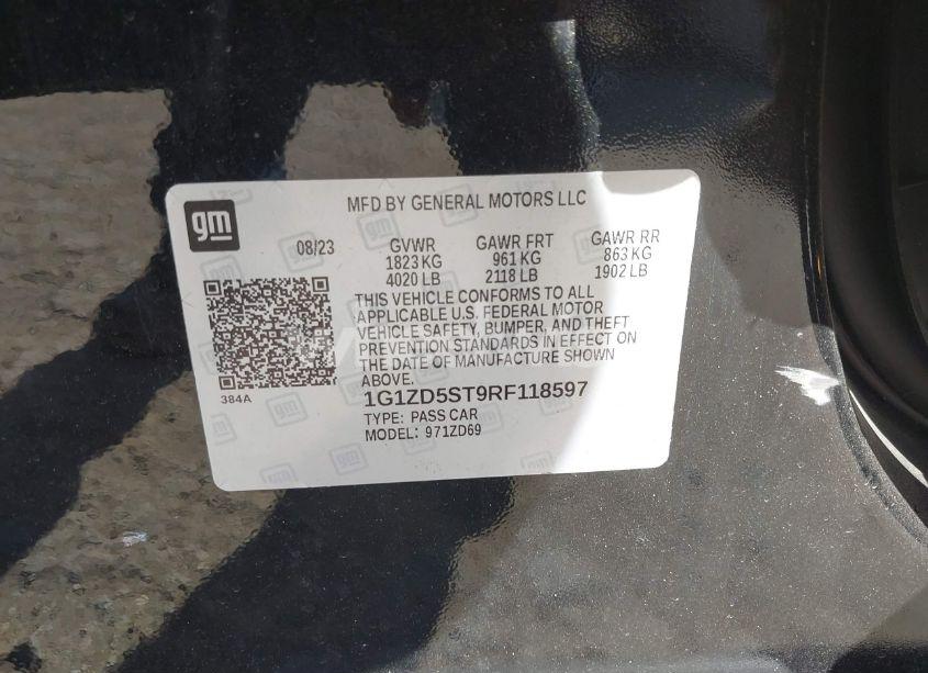 Photo 9 of 2024 Chevrolet Malibu FWD 1LT (VIN 1G1ZD5ST9RF118597)